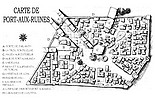Le plan de Port-aux-Ruines