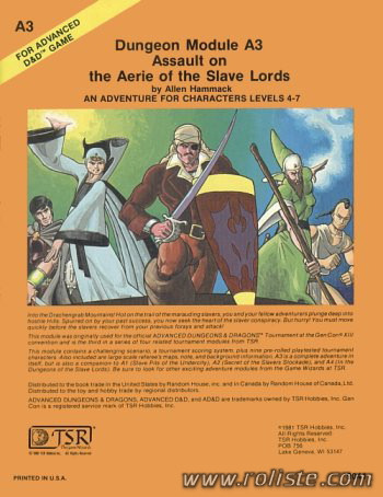 Assault on the Aerie of the Slave Lords