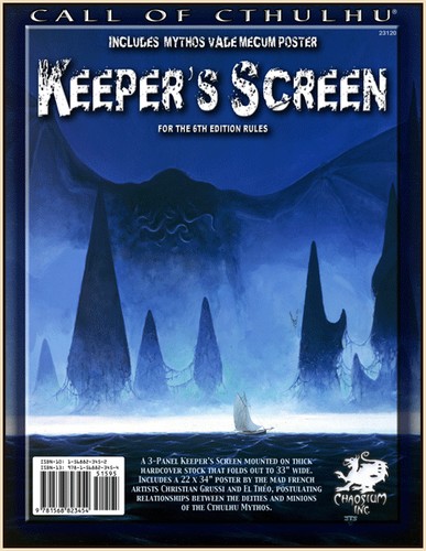 Keeper's Screen (6th Edition)