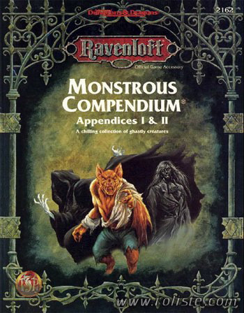 Monstrous Compendium: Ravenloft Appendices I & II