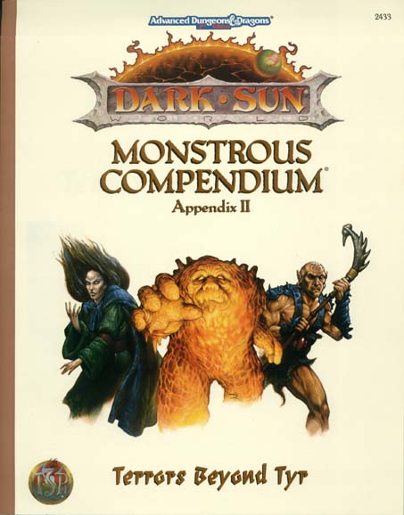 Monstrous Compendium 2: Terrors beyond Tyr
